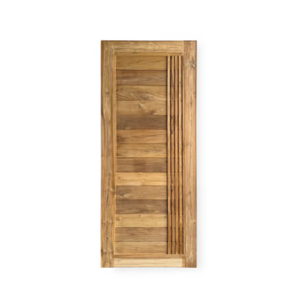 ประตูไม้สัก PAREENA DECOR 80X200 ซม._1